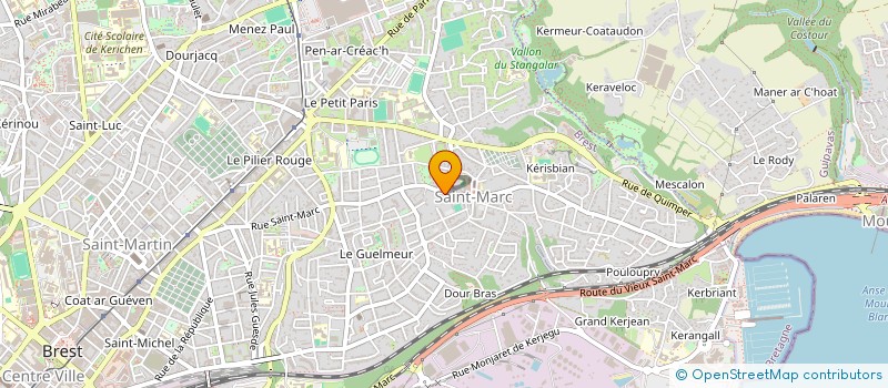 localisation de l'entreprise LES AILES D'IROISE à BREST