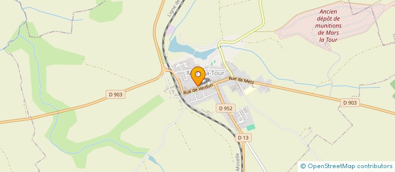 localisation de l'entreprise LES AILES DE CAMILLE  MARS-LA-TOUR