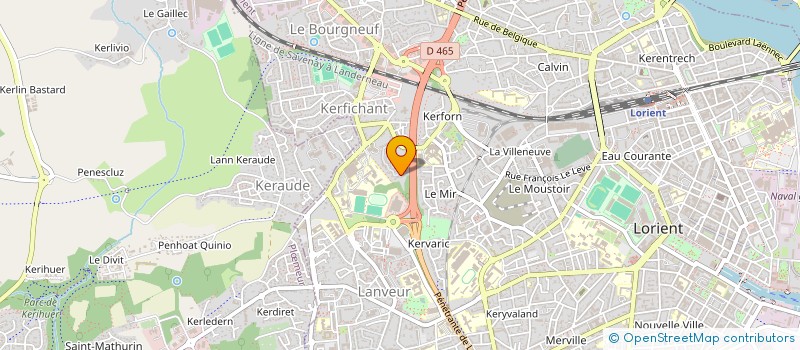 localisation de l'entreprise LES AILES DE GABRIEL à QUIMPERLE
