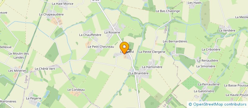 localisation de l'entreprise LES AILES DE L'OUEST  LIGNE