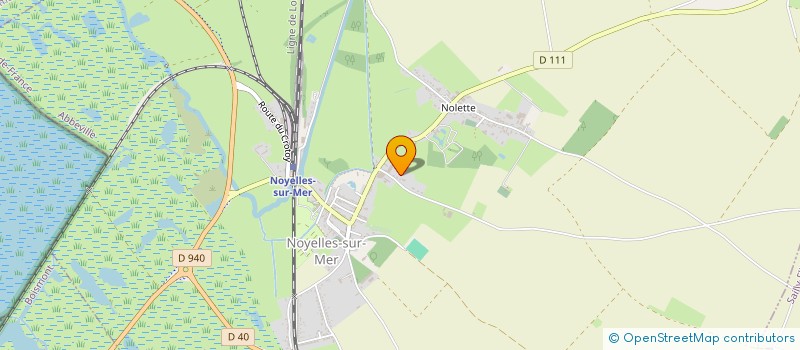 localisation de l'entreprise LES AILES DE LA BAIE DE SOMME  NOYELLES-SUR-MER