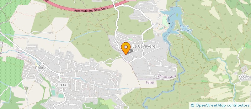 localisation de l'entreprise LES AILES DE LA CITEE  CARCASSONNE