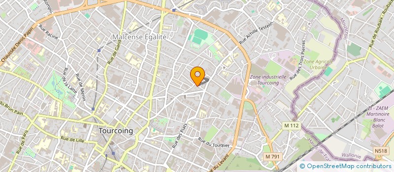 localisation de l'entreprise LES AILES DE NINA à TOURCOING