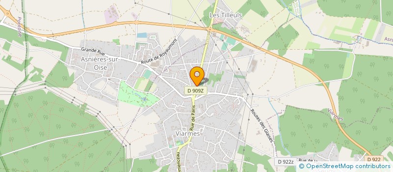 localisation de l'entreprise LES AILES DE PAULO  VIARMES