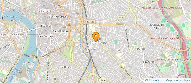 localisation de l'entreprise LES AILES DEPLOYEES  TOULOUSE