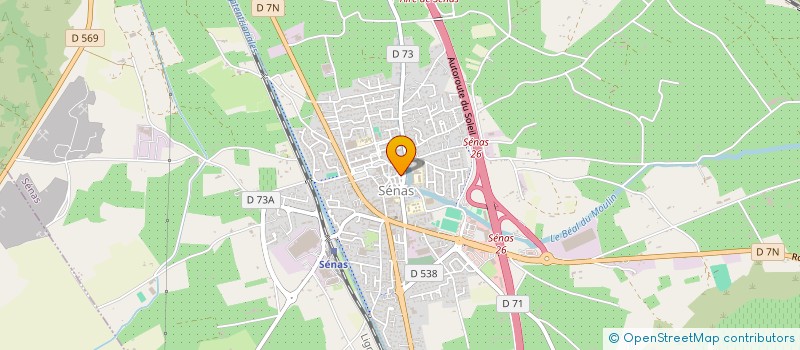 localisation de l'entreprise LES AILES DU COEUR  SENAS