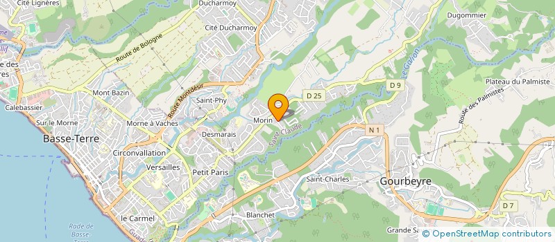localisation de l'entreprise LES AILES DU CYGNE à SAINT-CLAUDE