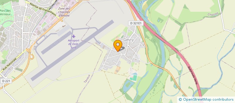 localisation de l'entreprise LES AILES DU DOULOUE à GEVRY
