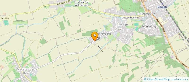 localisation de l'entreprise LES AILES DU LUCIE  UFFHEIM