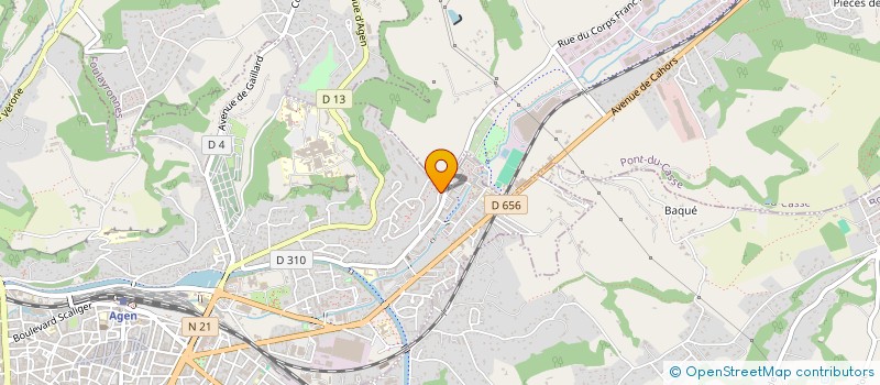 localisation de l'entreprise LES AILES DU MARTINET à AGEN