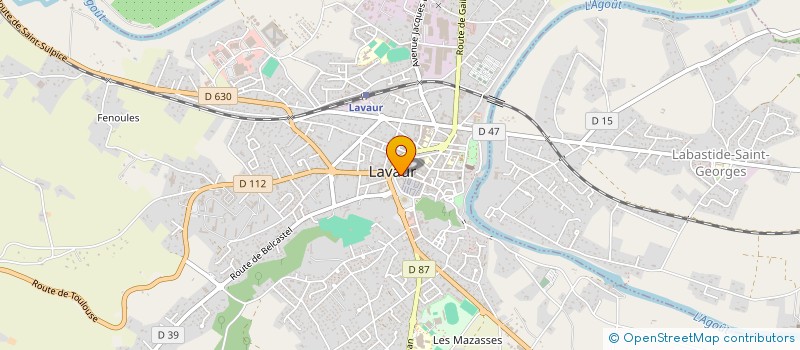 localisation de l'entreprise LES AILES DU PAPILLON  LAVAUR