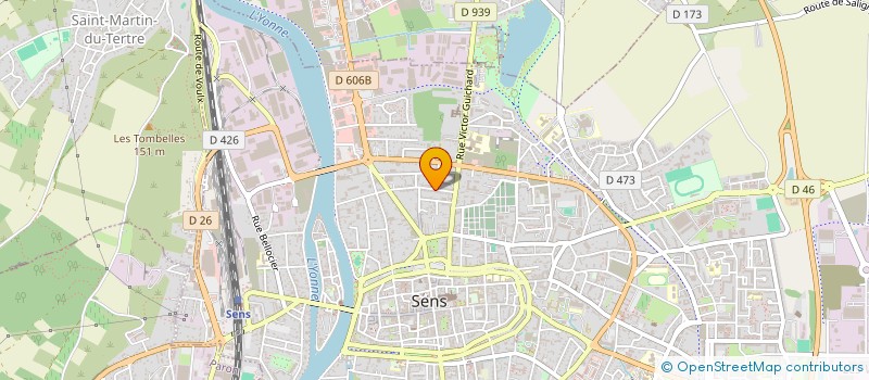 localisation de l'entreprise LES AILES DU PASSE à SENS