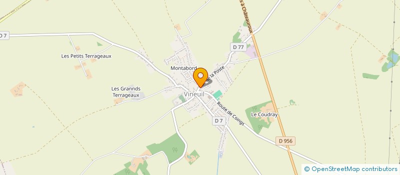 localisation de l'entreprise LES AILES DU PASSE à VINEUIL