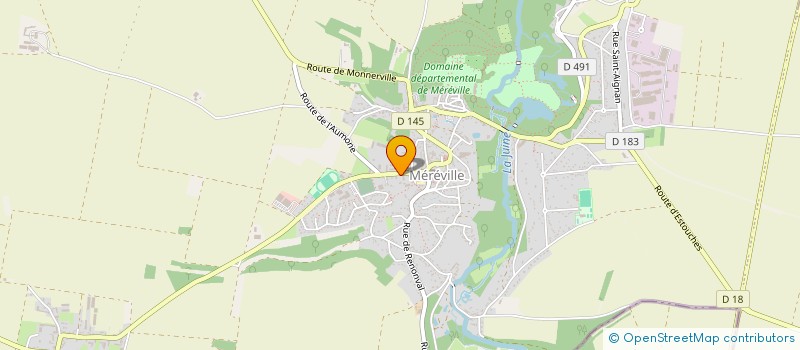 localisation de l'entreprise LES AILES DU PLAISIR L.A.D.P  LE MEREVILLOIS