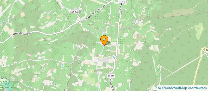 localisation de l'entreprise LES AILES DU VENTOUX  VILLES-SUR-AUZON