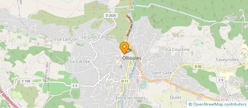 localisation de l'entreprise LES AILES OLLIOULAISES à OLLIOULES