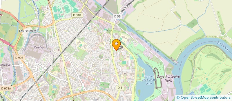 localisation de l'entreprise LES AIMANTS DEPOLLUEURS 71 à CHALON-SUR-SAONE