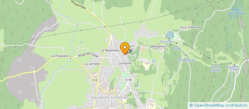 localisation de l'entreprise LES AIN'FANTINES à PLATEAU D'HAUTEVILLE