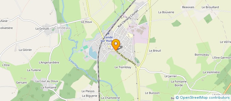 localisation de l'entreprise LES AINES CONDEENS à SABLONS-SUR-HUISNE