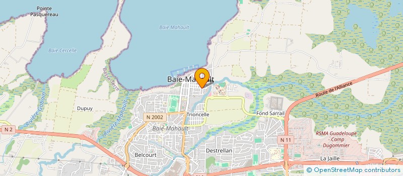 localisation de l'entreprise LES AINES DE BAIE MAHAULT à BAIE-MAHAULT