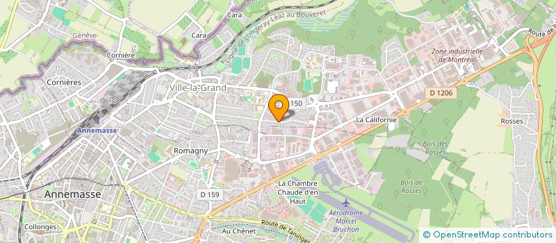 localisation de l'entreprise LES AINES DE L AGGLO  ETREMBIERES