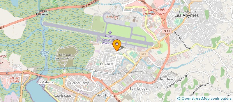 localisation de l'entreprise LES AINES DU RAIZET à LES ABYMES
