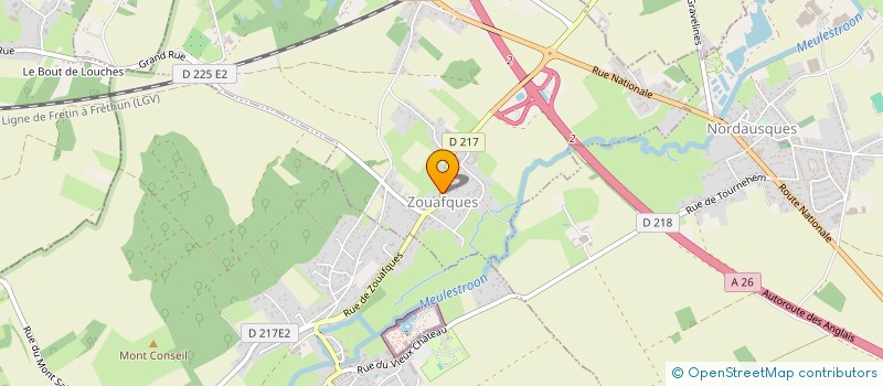 localisation de l'entreprise LES AINES REUNIS D'AUDREHEM  AUDREHEM