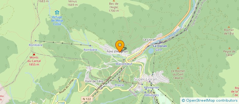 localisation de l'entreprise LES AIRELLES à LAVEISSIERE