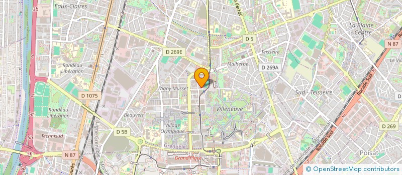 localisation de l'entreprise LES AIRELLES  GRENOBLE