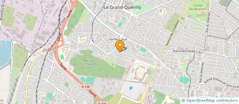 localisation de l'entreprise LES AIRELLES  GRAND QUEVILLY (LE)
