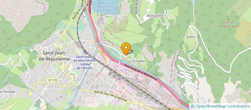 localisation de l'entreprise LES AIRELLES  LA TOUR-EN-MAURIENNE