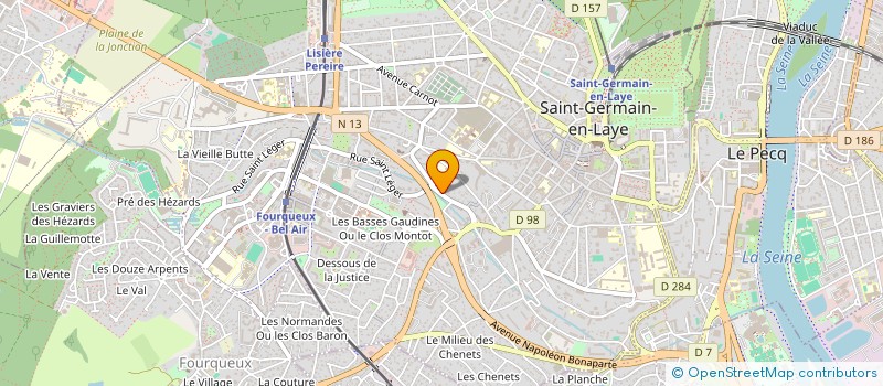 localisation de l'entreprise LES AIRELLES D'HIRMENTAZ  SAINT-GERMAIN-EN-LAYE