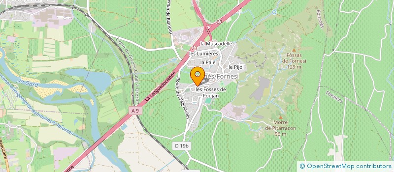 localisation de l'entreprise LES AIRES HAUTES  FOURNES