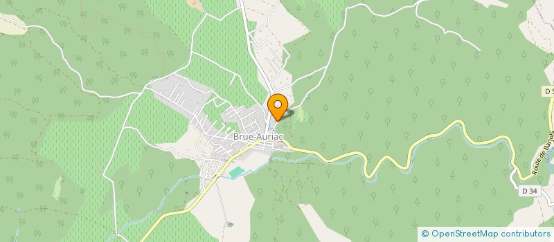 localisation de l'entreprise LES AIXOIS  BRUE-AURIAC