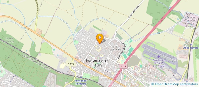 localisation de l'entreprise LES AJONCS D'OR à FONTENAY LE FLEURY
