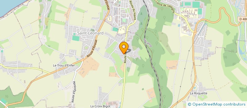 localisation de l'entreprise LES AJT  SAINT-LEONARD