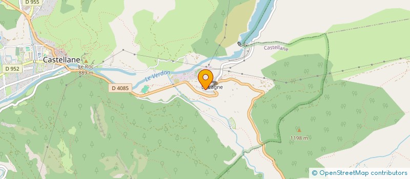 localisation de l'entreprise LES AJT DU VERDON à CASTELLANE