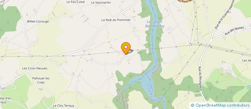 localisation de l'entreprise LES AL  SAINT-DONAN