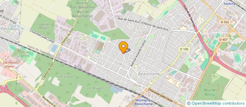 localisation de l'entreprise LES ALBATRES  BEAUCHAMP