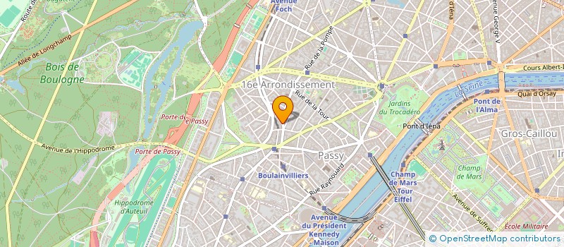 localisation de l'entreprise LES ALCANIDES  PARIS