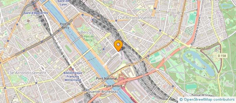localisation de l'entreprise LES ALCHIMISTES à PARIS