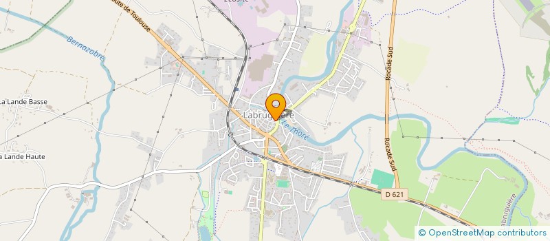 localisation de l'entreprise LES ALCHIMISTES DES MATIERES  LABRUGUIERE