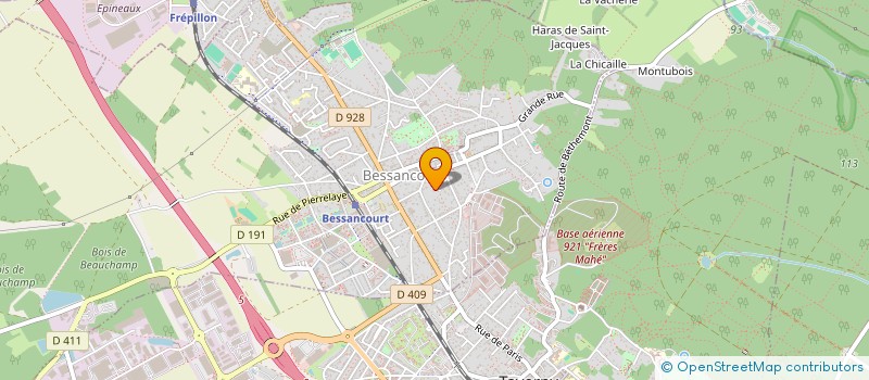 localisation de l'entreprise LES ALCYONS  BESSANCOURT