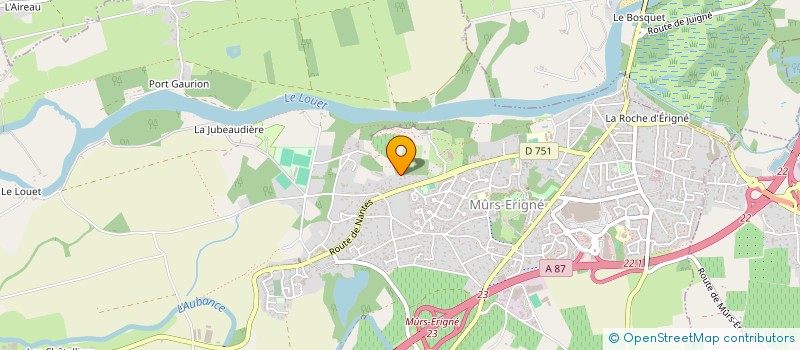 localisation de l'entreprise LES ALCYONS DU LOUET  MURS-ERIGNE