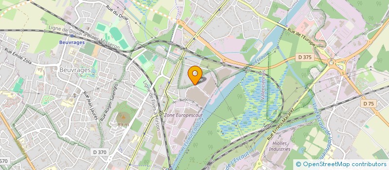 localisation de l'entreprise LES ALEXIANES  BRUAY-SUR-L'ESCAUT