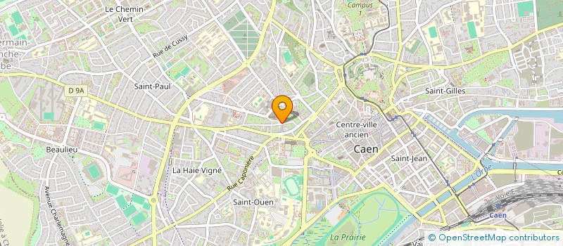 localisation de l'entreprise LES ALGUETTES à CAEN