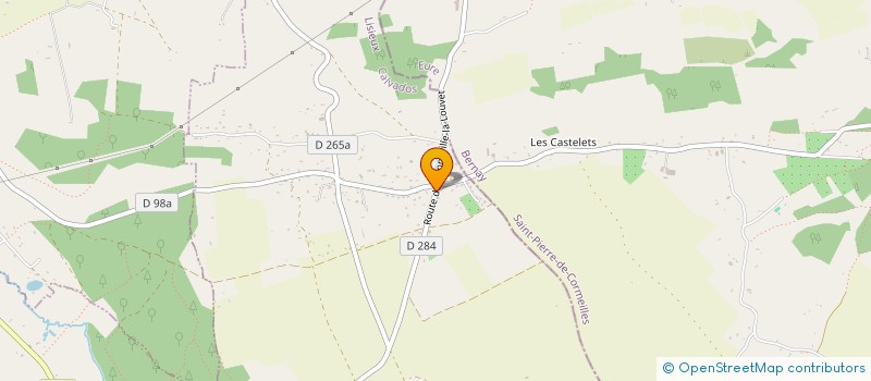 localisation de l'entreprise LES ALICYNES  BLANGY-LE-CHATEAU