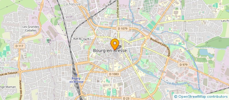 localisation de l'entreprise LES ALIZADES à BOURG-EN-BRESSE