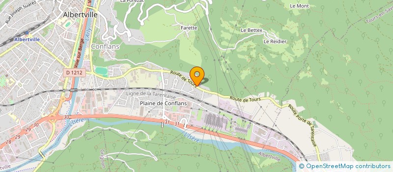 localisation de l'entreprise LES ALIZEES  BARLIEU