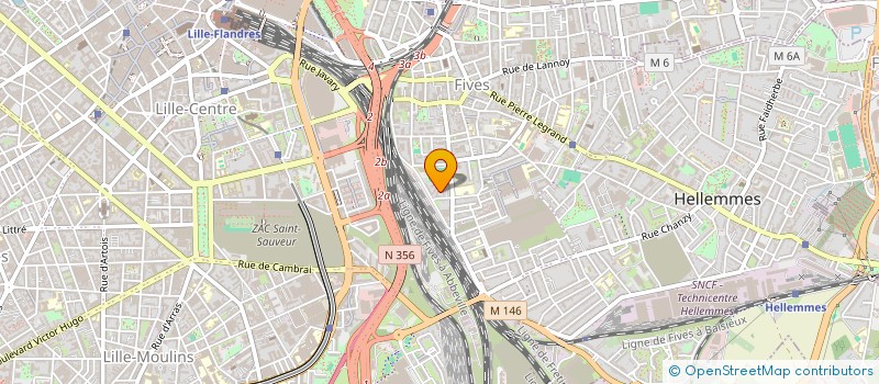 localisation de l'entreprise LES ALIZEES LILLOISES à LILLE